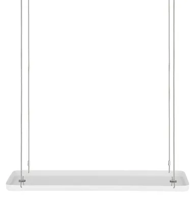 Image de Plateau rectangle de fenêtre à suspendre - Blanc - Taille L - L 58 cm