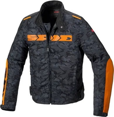 Produktbild von Spidi Solar H2Out Motorrad Textiljacke, dunkles camouflage, 3XL