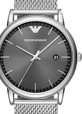 Obrázok produktu pre Emporio Armani AR11069 Pánske hodinky z nehrdzavejúcej ocele Dátum Silver
