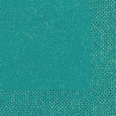 Produktbild von 20 Servietten Modern Colours türkis 33x33cm