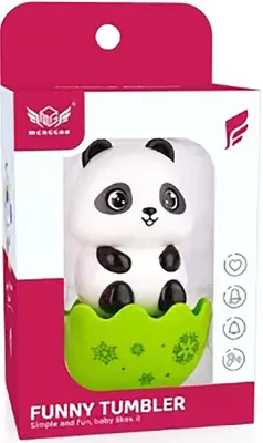 Produktbild von Panda Rollen aus Polyurethan, 8 x 5 x 5 cm