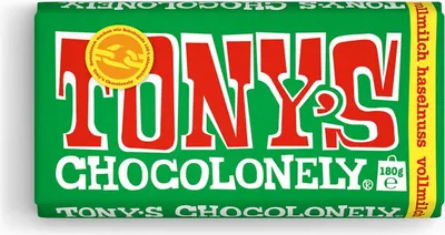 Produktbild von Tonys VM 32% Haselnuss 180g