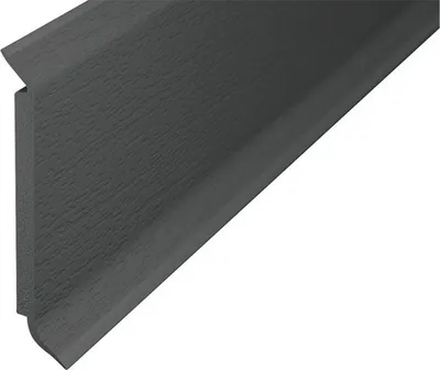 Produktbild von Prinz Kernsockelleiste Hartschaum dunkelgrau 60x2500 mm
