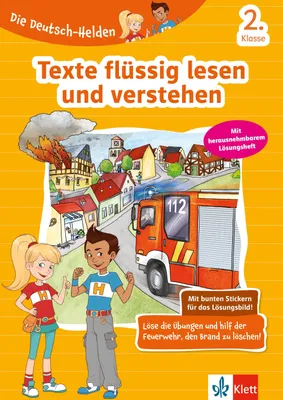 Produktbild von Die Deutsch-Helden Texte flüssig lesen und verstehen 2. Klasse
