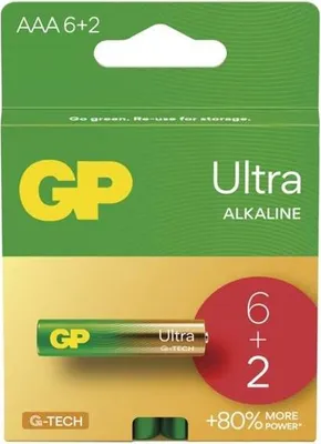 Immagine prodotto di GP - Ultra alcalina. AAA. 1,5 V - 8 pezzi