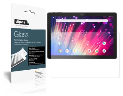 Produktbild von 1x Schutzfolie für Peaq PET 100 matt - Anti-Shock 9H Folie dipos Glass Kunststoffglas