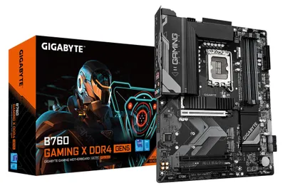 Immagine prodotto di GIGABYTE B760 GAMING X DDR4 GEN5 Mainboard – Unterstützt Intel Core Prozessoren der 14. Generation, 8+1+1 Phasen VRM,
