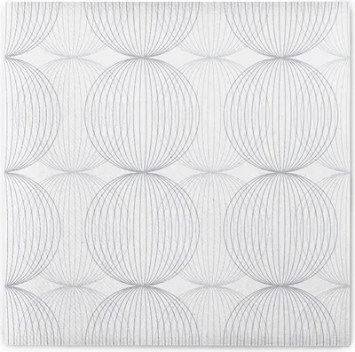 Produktbild von Airlaid Serviette Ludo in Grau 40 x 40 cm, 50 Stück - Mank - Ornamente Kreise