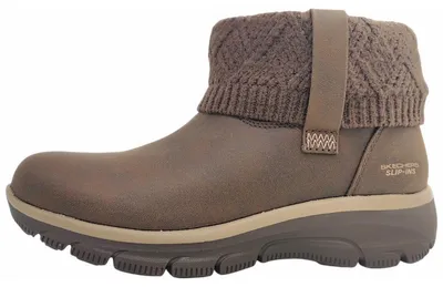 Produktbild von Skechers Easy Going Damenschuhe Reißverschluss Schaftstiefel Braun Freizeit