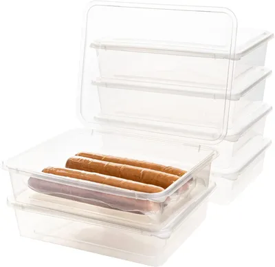 Produktbild von Vorratsdosen Set 6-teilig, luftdicht, wiederverwendbar, für Fleischwaren