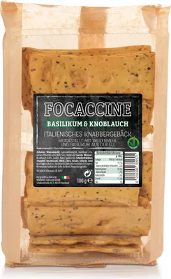 Image de Focaccine au basilic & à l'ail