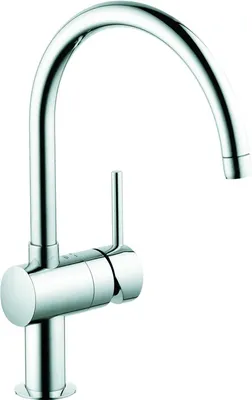 Obrázok produktu pre GROHE Minta, Chróm, Páková rukoväť, Samostarný, Keramický, 4,6 cm, 360°