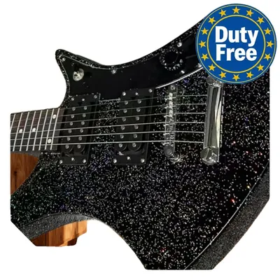 Productafbeelding van Gitaar, palissanderhals, mahoniehouten body, zwart