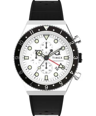 Produktbild von Herrenuhr Timex Q Drei Zeitzonen Chronograph