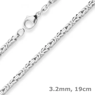 3-2mm-Armband-Königskette-aus-925-Silber-19cm