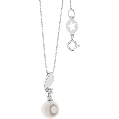 Produktbild von Halsketten   Mit Anhӓnger Comete Silber   Kollektion Perle D'Amore - frau