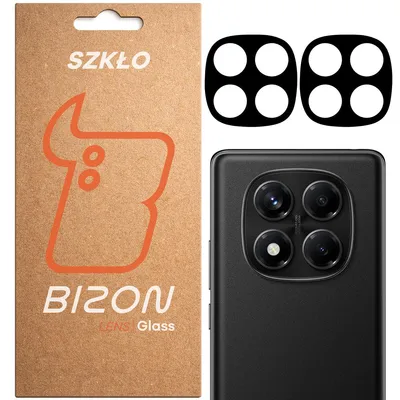 Produktbild von Gehärtetes Glas für die Kamera für Xiaomi Redmi Note 14 Pro 4G, Bizon Glass Silk Lens, 2 Stück