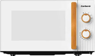 Produktbild von Mikrowelle Corbero CMICG270WOODW, 20 Liter, 700 W, LED-Beleuchtung, Aufwärmfunktion