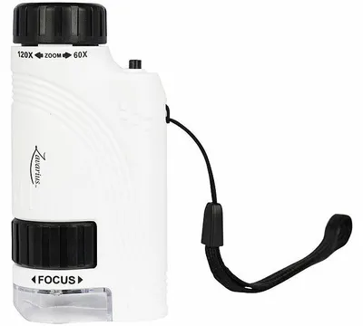 Image de Microscope de poche grossissement 120 x avec LED