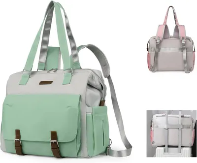 Produktbild von Wickelrucksack grün, 2,45 l, mit Wickelunterlage, für unterwegs
