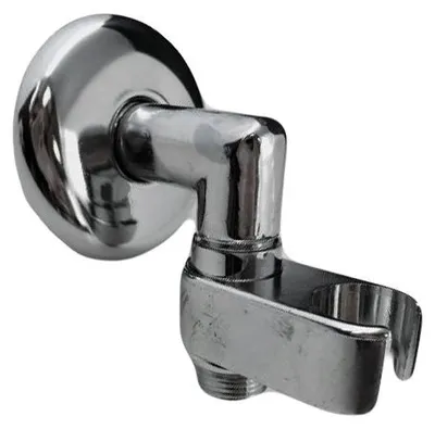Produktbild von Brausehalter mit Wasseranschluss und schwenkbarem Haken Messing