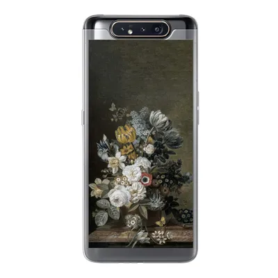 Produktbild von MuchoWow® Handyhülle Schutzhülle Hülle für Samsung Galaxy A80 Stilleben mit Blumen - Alte Meister - Malerei Silikon Softcase Handy Hülle - Schutzdeckel