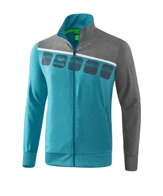 Produktbild von Erima 5-C Präsentaions Jacke orintal blue M