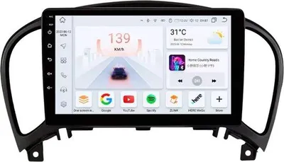 Produktbild von Autoradio mit Bluetooth, CarPlay, kompatibel mit Apple und Android, Stereoanlage, Navigation, Autonavigationssystem, für Nissan Juke YF15 (2010–2014)