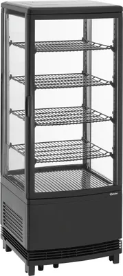 Produktbild von Mini-Kühlvitrine 98L2T schwarz