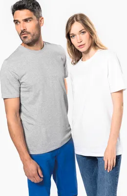 Produktbild von Kariban Kurzarm-T-Shirt mit Rundhalsausschnitt, Uni