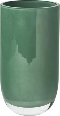 Produktbild von Westwing Rosabella grün dekorative Glasvase 28 cm