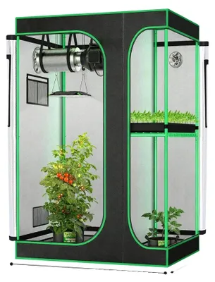 Produktbild von Wachszelt, Mehrkammerdesign, lichtdichte Konstruktion, 2in1 120*90*180