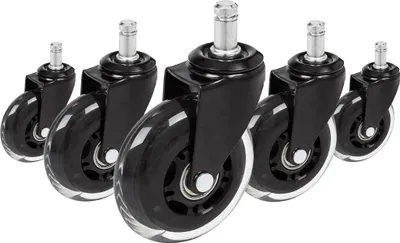 Obrázok produktu pre hjh Kancelárska stolička koliesko ROLO SKATE 729404 tvrdá podlaha 11x50mm 5ks.