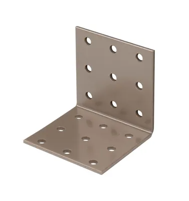 Produktbild von Alberts DURAVIS® Lochplattenwinkel, perlbeige 60 x 60 x 60 mm