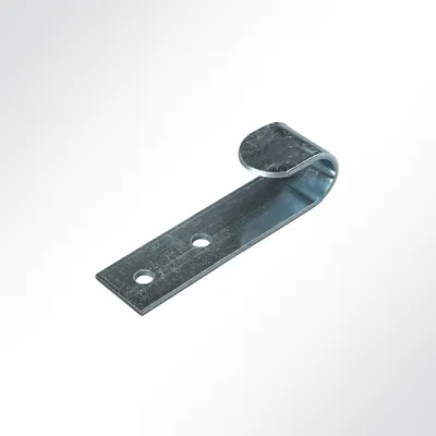 Produktbild von Lysel® Flachhaken, (BxL) 20x72mm in grau (10 Stück)