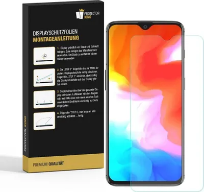 Produktbild von 3x Displayschutzfolie für OnePlus 6T Schutzfolie Displayfolie ANTI-REFLEX MATT