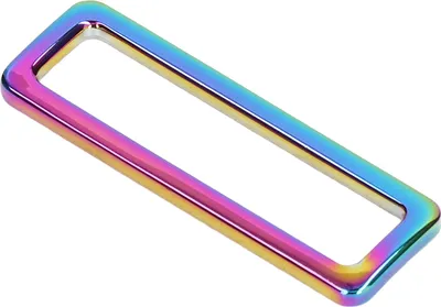 Zdjęcie produktu dla Tnfeeon 10-częściowa metalowa klamra z prostokątnym pierścieniem, pierścienie z pętelką, akcesoria do pasków, torby, akcesoria do majsterkowania, wieszak na chustę i smycz dla psa (50 mm)