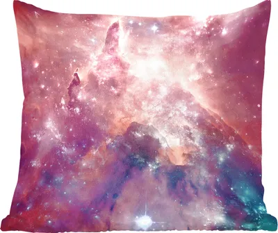 Produktbild von MuchoWow® Zierkissen Sofakissen Wohnzimmer Dekokissen 50x50 cm Weltraum - Sterne - Universum - Komfort - Sofakissen