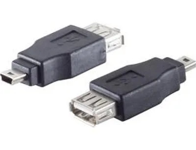 Produktbild von USB Adapter 2.0 A Kupplung / Mini USB B 5p Stecker