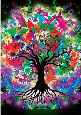 Produktbild von Yazz Puzzle Colorful Tree - 1000 Teile Legespiel Multicolor