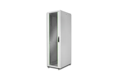 Produktbild von 483-mm-Netzwerkschrank, 42HE (hellgrau, 42 Höheneinheiten)