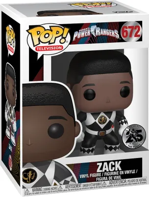 Produktbild von Saban's Power Rangers - Zack 672 25 Years - Funko Pop! - Vinyl Figur
