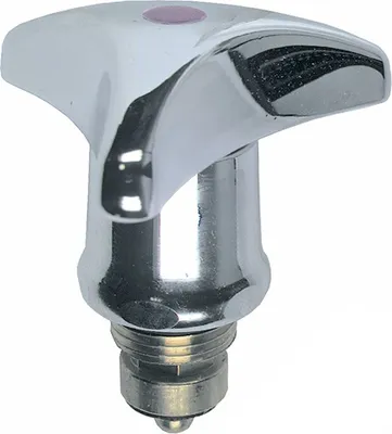 Produktbild von Knebel 3/8" mit Innenoberteil Warmwasser rot