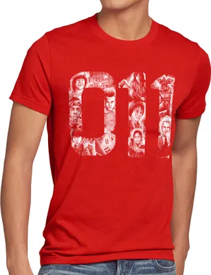 Produktbild von style3 Eleven 11 Herren T-Shirt demogorgon elfie dustin