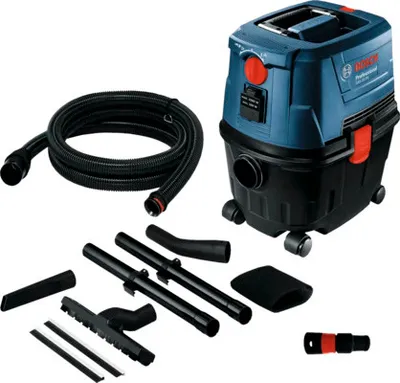 Produktbild von Bosch GAS 15 PS Professional, 1100 W, Zylinder-Vakuum, Trocken, Staubbeutel, 15 l, Filterung