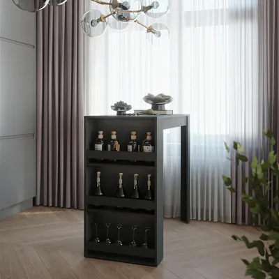 Zdjęcie produktu dla Stół barowy Vicco Repose Antracyt 57 x 117 cm, Model 55351
