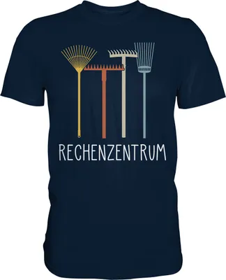 Produktbild von Rechenzentrum Gärtner Garten T-Shirt – Navy / 4XL