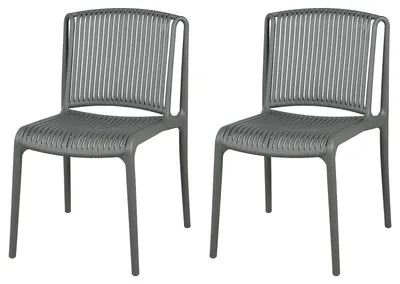Produktbild von home24 Gartenstuhl - 2er-Set - Polypropylen