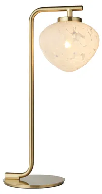 Obrázok produktu pre Stolná lampa MALI, saténová mosadz, 1xG9x15W, kov, rozmery: 42,3 x 15 x 23 cm, IP20, Endon