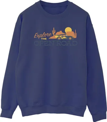 Produktbild von Disney - "Cars Explore The Open Road" Sweatshirt für Damen BI11971 (M) (Marineblau)